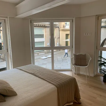 Terrazas I Lujo Frente A La Plaza De Santa Eufemia Апартаменты Оренсе